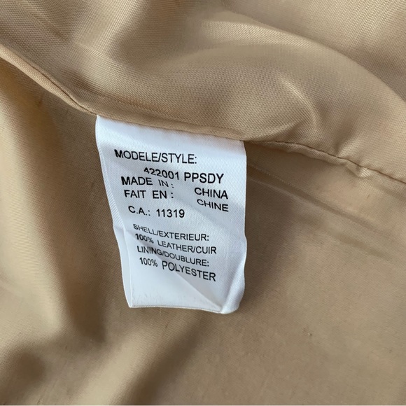 Jano Size 7 Tan Suede Pencil Skirt - Picture 8 of 10